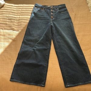 Madewell wide leg crop
